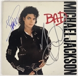 Michael Jackson Near-Mint Signed "BAD" Album w/ Producer Quincy Jones! (Beckett/BAS Guaranteed)
