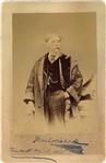 Charles Dickens ULTRA-RARE Signed 5" x 7.5" J. Gurney & Sons 1867 Photograph (Beckett/BAS)