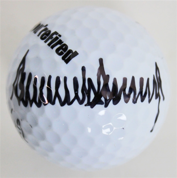 President Donald Trump Signed "Youre Fired" Golf Ball with Choice Autograph (PSA/DNA)