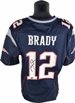 Tom Brady Near-Mint Signed NIKE New England Patriots Jersey (Tristar)
