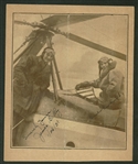 Amelia Earhart & James G. Ray Signed 5" x 5.5" Photograph Prior To Gyroplane Altitude Record Fight! (Beckett/BAS)