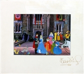 Rare Walt Disney Autographed Animation Cel Display From "Sleeping Beauty" (BAS/Beckett)