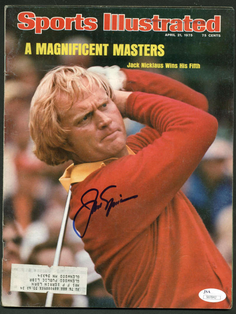 Lot Detail Jack Nicklaus Signed Sports Illustrated Magazine Jsa