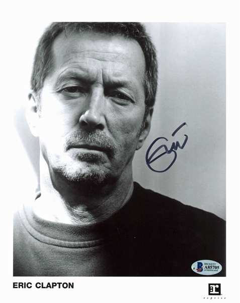 Eric Clapton Signed 8" x 10" Publicity Photo (BAS/Beckett)