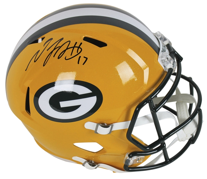 Davante Adams Signed Green Bay Packers Full-Sized Helmet (JSA)