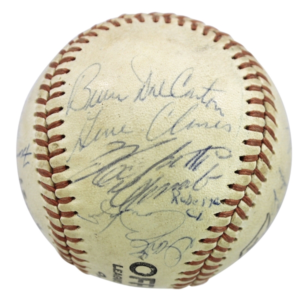 1970 Pittsburgh Pirates Multi-Signed Worth Baseball (BAS/Beckett)
