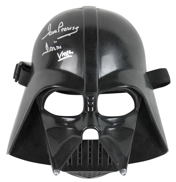 David Prowse Signed Darth Vader Mask w/ "Darth Vader" Inscription (JSA)