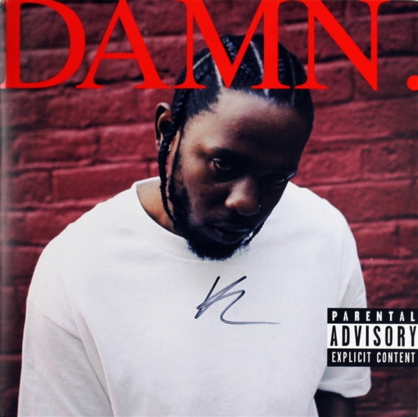 Kendrick Lamar Signed "DAMN." Record Album (JSA)