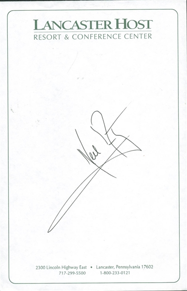 Apollo 11: Neil Armstrong Signed 5" x 8" Album Page (Beckett/BAS Guaranteed)