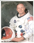 Apollo 11: Neil Armstrong Signed 8" x 10" Color NASA Photo w/ Superb Un-Inscribed Signature! (JSA Guaranteed)