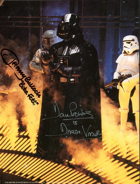 Star Wars: Dave Prowse & Jeremy Bulloch Signed 8" x 11" Color Image (Beckett/BAS Guaranteed)
