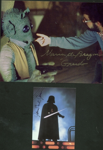 Star Wars Lot of Seventeen (17) Evil Emperor & Creatures Signed Photographs (Beckett/BAS Guaranteed)
