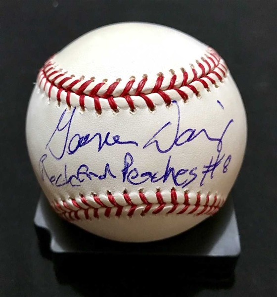 A League Of Their Own: Geena Davis Signed OML Baseball (JSA)