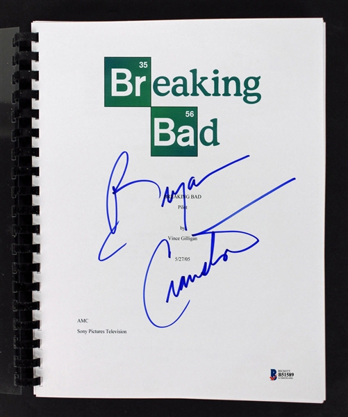 Bryan Cranston Signed "Breaking Bad" Script (BAS/Beckett)