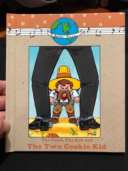 Johnny Cash Signed Childrens Book "The Two Cookie Kid!" (BAS/Beckett Guaranteed)