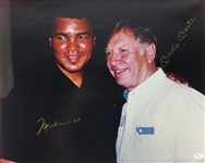 Mickey Mantle & Muhammad Ali Dual-Signed 16" x 20" Color Photograph (JSA)