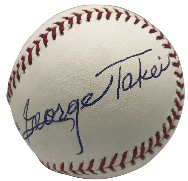 Star Trek: George Takei Signed OML Baseball (Beckett/BAS Guaranteed)