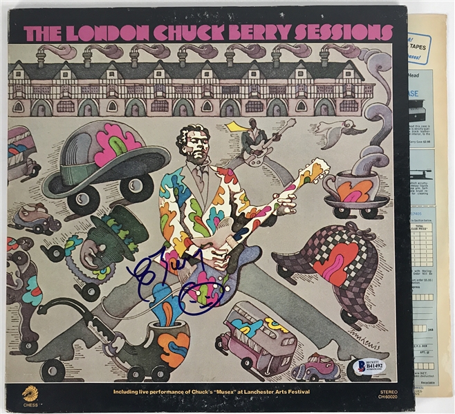 Chuck Berry Signed "The London Chuck Berry Sessions" Record Album (Beckett/BAS)
