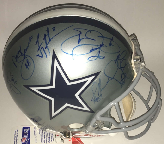 Super Bowl XXX Champion Dallas Cowboys Offense Signed PROLINE Helmet w/ Big 3! (JSA)