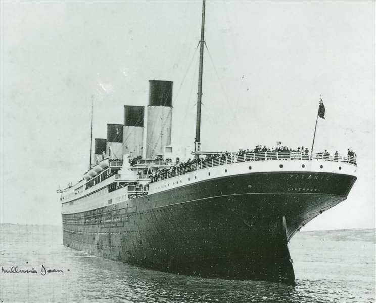 Titanic: Millvina Dean Signed 8" x 10" Titanic Photograph (JSA)