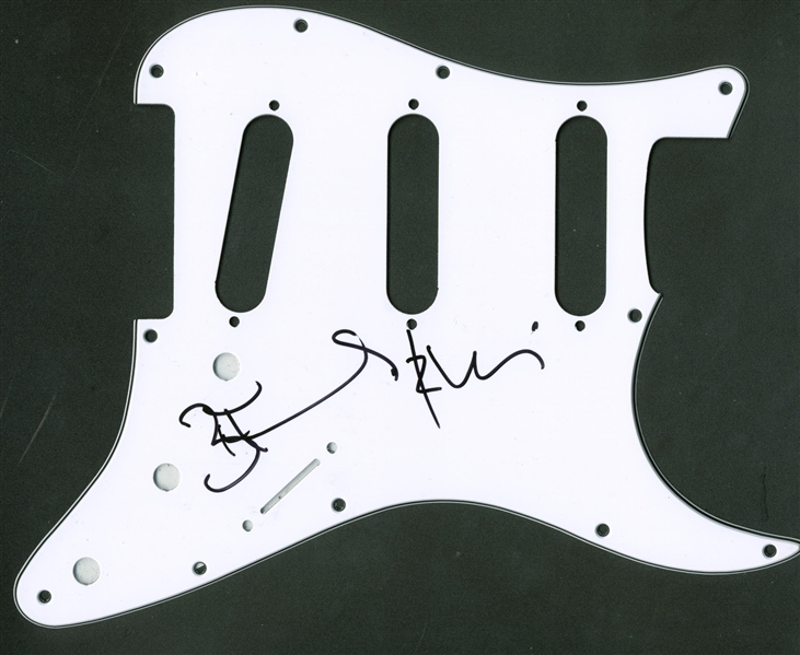 The Killers: Brandon Flowers Signed Stratocaster Style Pickguard (Beckett/BAS Guaranteed)