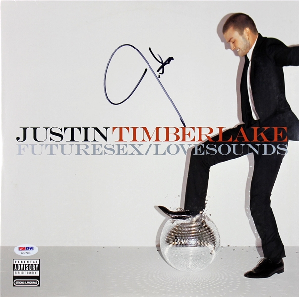 Justin Timberlake Signed "FuterSex/LoveSounds" Album Cover (PSA/DNA)