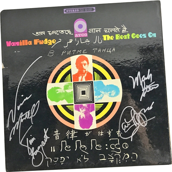 Vanilla Fudge Band Signed "The Beat Goes On" Album w/ 4 Signatures (JSA)