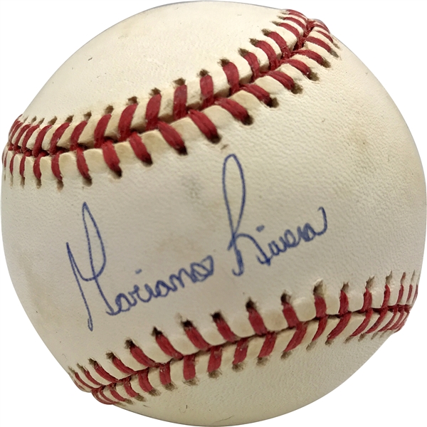 Mariano Rivera Signed OAL Baseball w/ c. 1996 Autograph! (PSA/DNA)