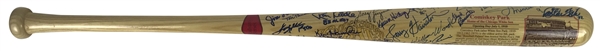 White Sox Legends Signed Comiskey Park Baseball Bat w/ Fisk, Skowron & Others (Beckett/BAS Guaranteed)