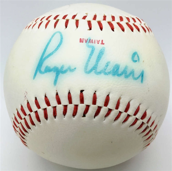 Roger Maris & Mickey Mantle Dual Signed 1982 World Series Baseball (JSA)