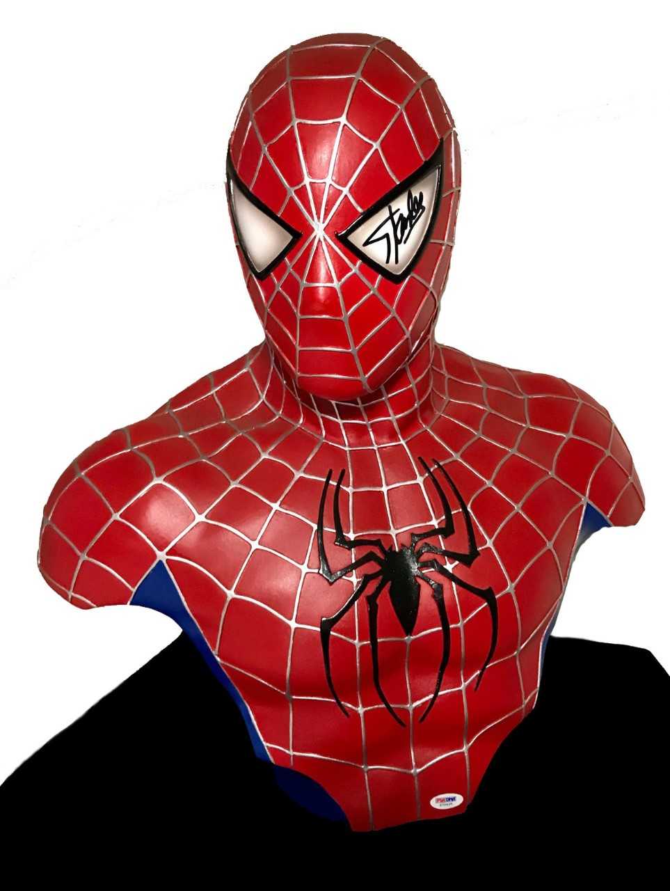 spider man bust statue