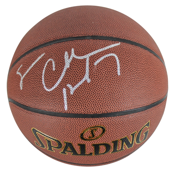 "Sir" Charles Barkley Signed Spalding NBA I/O Basketball (PSA/DNA)