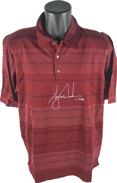 Tiger Woods Signed Limited Edition Sunday Red NIKE Golf Shirt (Upper Deck)