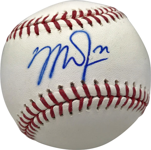 Mike Trout Signed OML (Selig) Baseball (PSA/DNA)