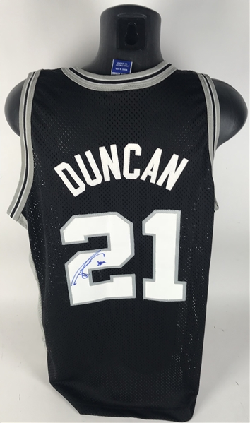 Tim Duncan Signed 1998 All-Star Spurs Jersey (Beckett/BAS)