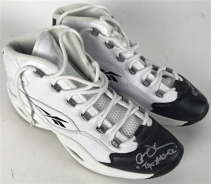 Allen Iverson Signed & Worn Question Sneakers (Iverson & Beckett/BAS)