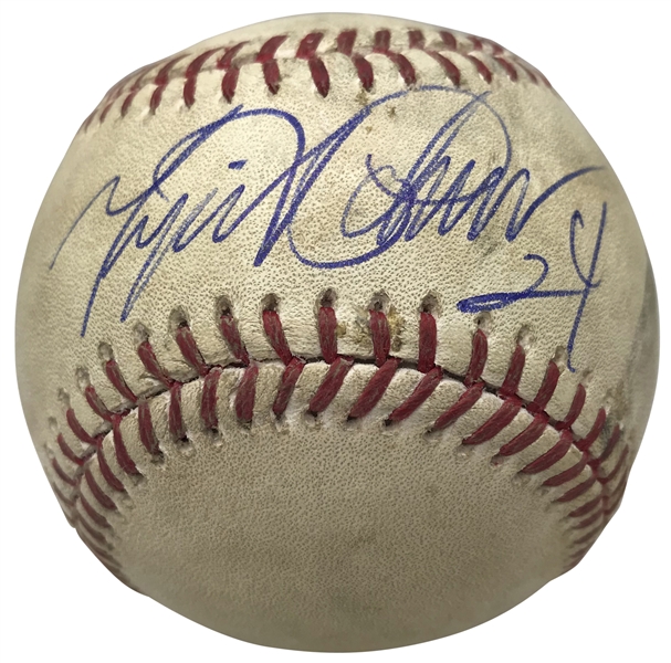 Miguel Cabrera Signed & Game Used 2012 OML Baseball During Historic Triple Crown Season! (JSA & MLB)