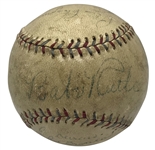 1934 New York Yankees Signed Baseball w/ Ruth & Gehrig! (PSA/DNA)