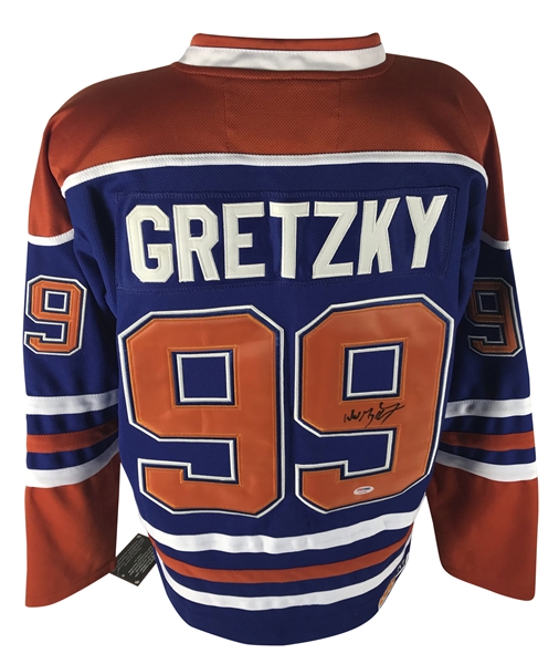Wayne Gretzky Signed Oilers CCM Jersey (PSA/DNA)