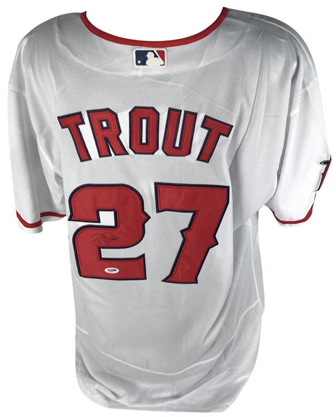 Mike Trout Signed Los Angeles Angels Jersey (PSA/DNA)