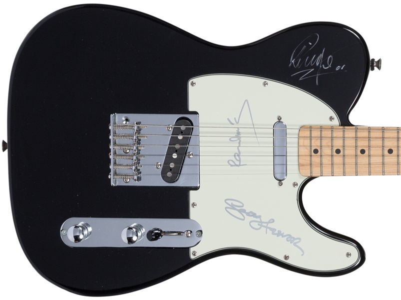 The Beatles: Exceptionally Rare Group Signed Telecaster Guitar with George, Paul & Ringo (Caiazzo & Perry Cox LOAs, Beckett/BAS Guaranteed)