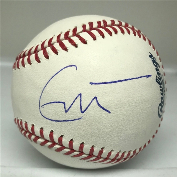 Eric Clapton Near-Mint Single Signed OML Baseball (JSA)