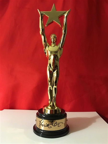 Charlton Heston Rare Signed Oscar Statuette (BAS/Beckett Guaranteed)