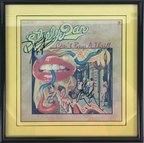 Steely Dan Group Signed "Cant Buy A Thrill" Framed Album (Beckett/BAS)