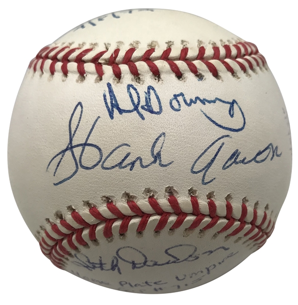 Hank Aaron & Others Signed 715 Home Run Theme ONL Baseball (Beckett/BAS Guaranteed)