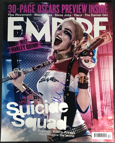 Margot Robbie Signed 16" x 20" Color "Suicide Squad" Photograph (Beckett/BAS Guaranteed)