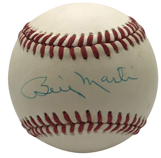 Billy Martin Signed OAL Baseball (JSA)	