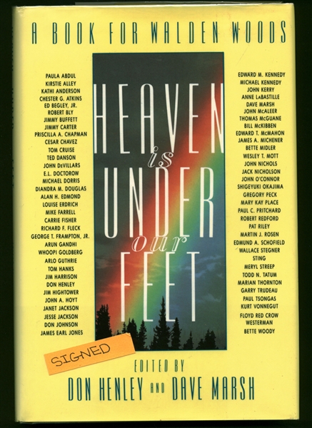 Eagles: Don Henley Signed "Heaven is Under our Feed" Book (Beckett/BAS Guaranteed)