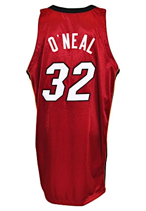 Shaquille ONeal 2004-2005 Game Used Miami Heat Jersey (Grey Flannel)