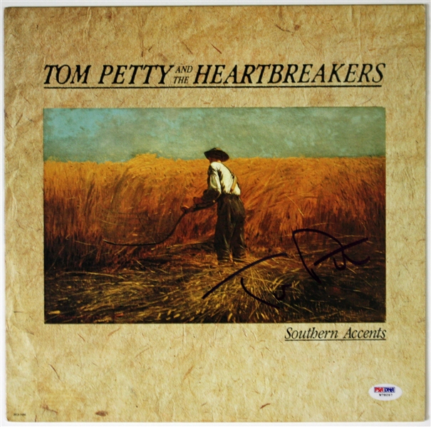 Tom Petty Signed "Southern Accents" Record Album Cover (PSA/DNA)